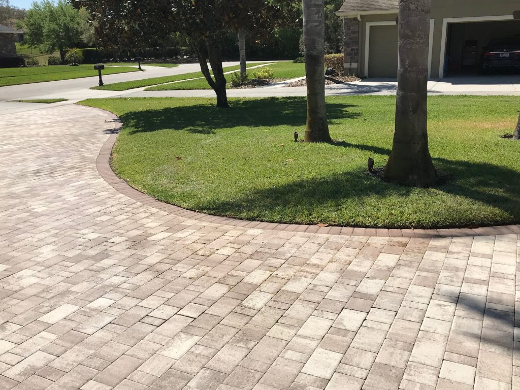 driveway with no rust stain